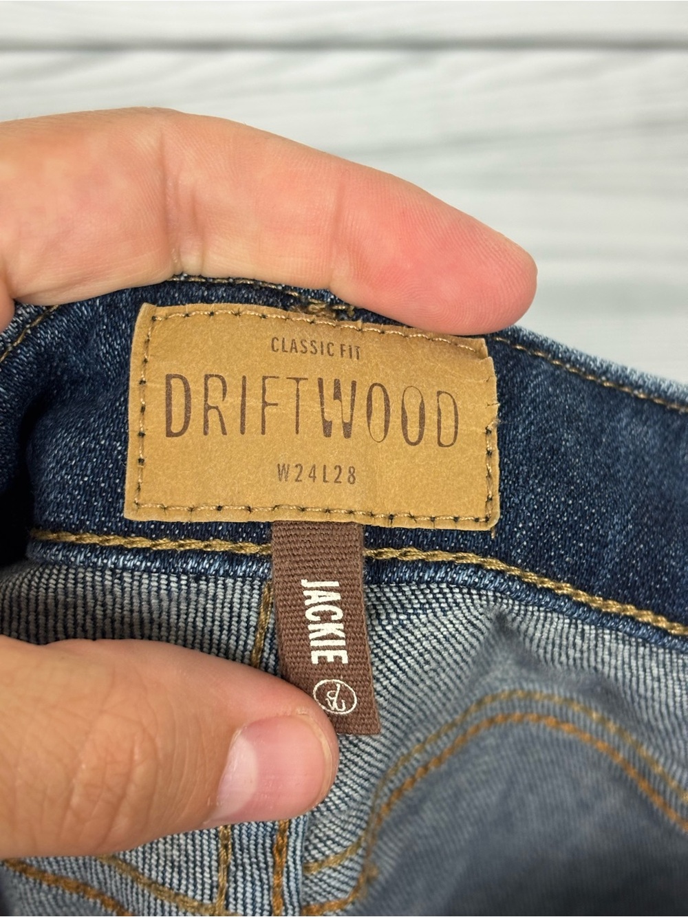DRIFTWOOD Jackie embroidered high-rise jeans size 24 - Picture 5 of 7